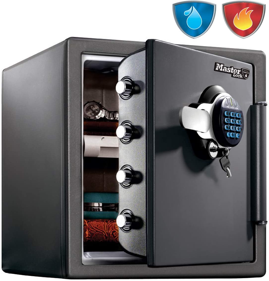 Master Lock Water and Fire proof safe LTW123GTC With Dual Locking.