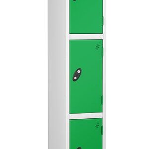 probe 3doors steel locker green