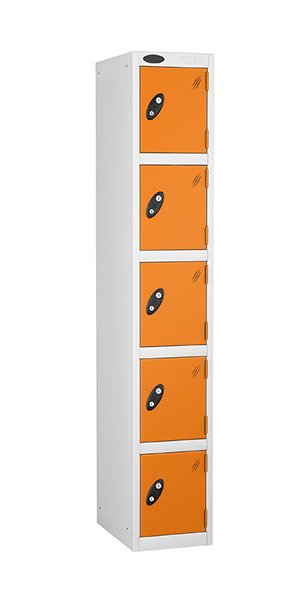 probe 5doors steel locker orange