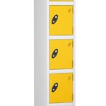 probe 5doors steel locker yellow