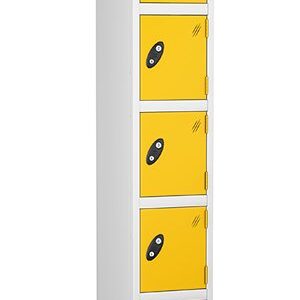 probe 5doors steel locker yellow