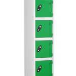 probe 6doors steel locker green