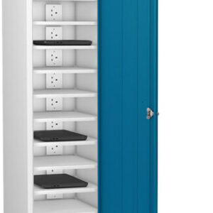 probe Blue lapbox locker with 10 compartments e1659609836139