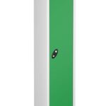 probe door steel locker green