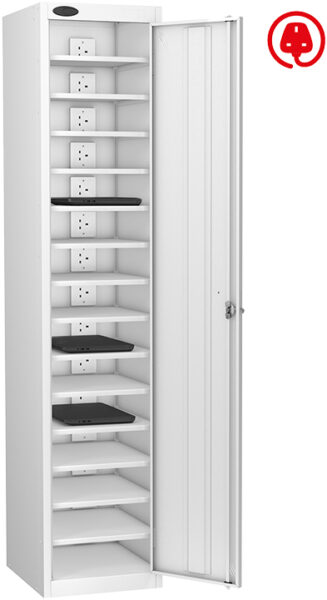 probe white lapbox locker with 10 compartments e1659609774814