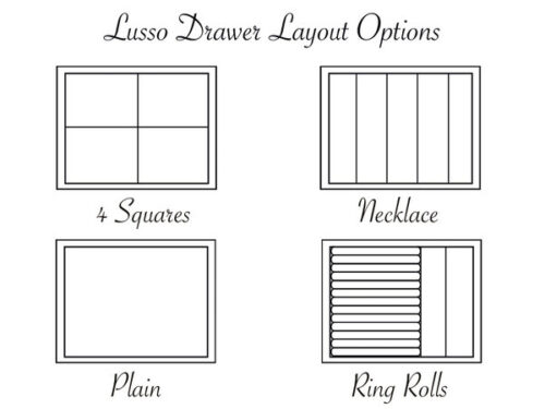 Lusso Drawer Options